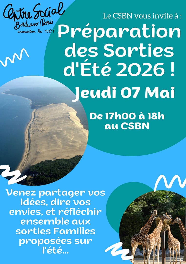 Préparation sorties familles été 2026